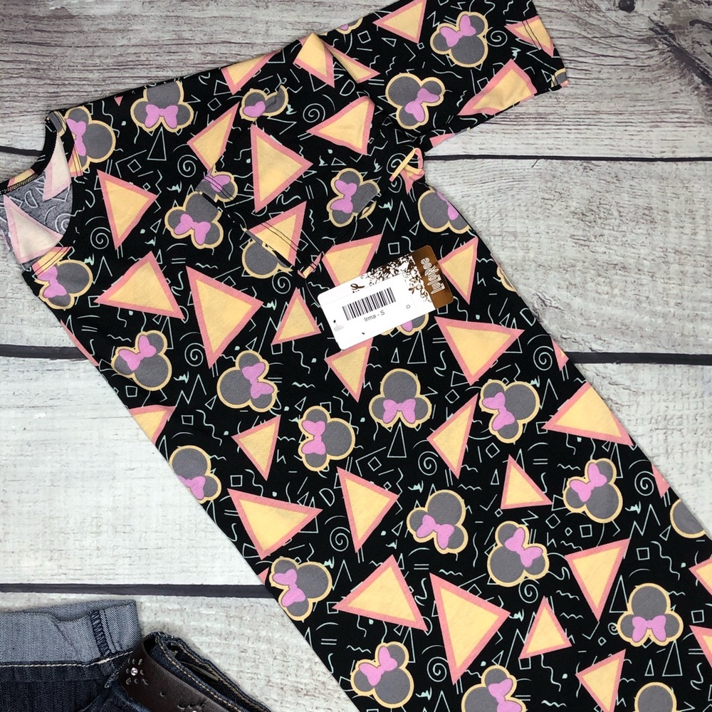 Lularoe Disney Minnie Mouse Irma Top